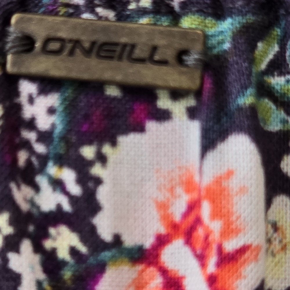 NWT O'Neill Floral Print Maxi Dress Size L - Picture 6 of 10